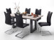Esstisch >Trey VII< in Sandeiche aus MDF - 180x75x90cm (BxHxT)