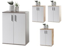 Kommode >Freida< in Weiß - 60x82x35cm (BxHxT)