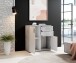 Kommode >Freida< (B/H/T 80 x 82 x 35 cm) in Beton - 80x82x35cm (BxHxT)