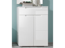Garderoben-Set >Suzette< in Weiß aus MDF - 230x198x40cm (BxHxT)