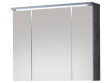 Spiegelschrank >Peter< in Beton aus MDF - 80x69x20cm (BxHxT)