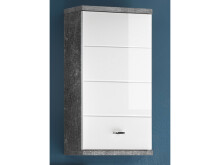 Hängeschrank >Peter< in Beton aus MDF - 38x71x23cm (BxHxT)