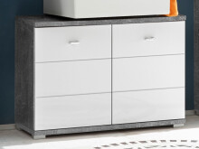 Badezimmer-Set >Peter< in Beton aus MDF - 176x190x30cm (BxHxT)