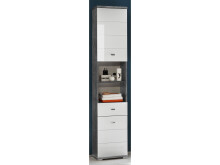 Badezimmer-Set >Peter< in Beton aus MDF - 176x190x30cm (BxHxT)
