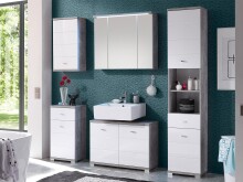 Badezimmer-Set >Peter< in Beton aus MDF - 176x190x30cm (BxHxT)