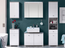 Badezimmer-Set >Peter< in Beton aus MDF - 176x190x30cm (BxHxT)