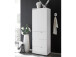 Aktenschrank >Suzette< in Weiß aus MDF - 50x145x35cm (BxHxT)