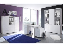 Rollcontainer >Suzette< in Weiß - 40x60x45cm...