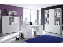 Büro-Set >Suzette< (3-teilig) in Weiß...