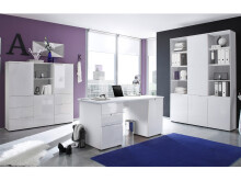 Büro-Set >Suzette< (7-teilig) in Weiß...