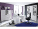 Büro-Set >Suzette< (7-teilig) in Weiß aus MDF - 158x76x35cm (BxHxT)