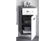 Unterschrank >Brooklyn< in Grau aus MDF -...