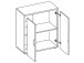 Kommode >Lissy< in Sonoma-Eiche aus Kunststoff - 60x70x30cm (BxHxT)