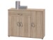 Kommode >Lissy< in Sonoma-Eiche aus Kunststoff - 90x70x30cm (BxHxT)