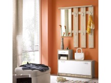 Garderoben-Set >Selene< in Sonoma-Eiche - 100x190x25cm (BxHxT)