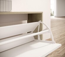 Garderoben-Set >Selene< in Sonoma-Eiche - 100x190x25cm (BxHxT)