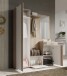 Garderoben-Set >Nessi< in Sonoma-Eiche - 145x184x29cm (BxHxT)