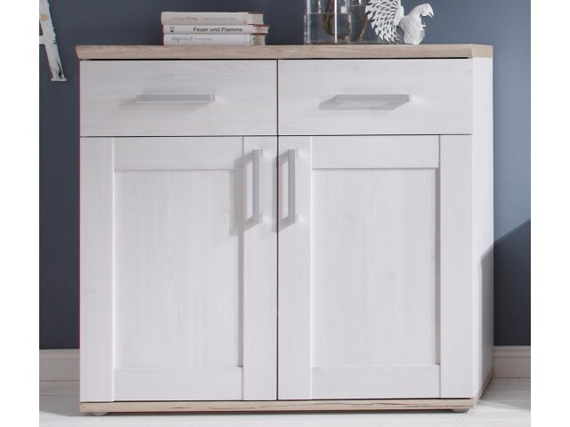 Schuhschrank >Barbara< in Sibiu-Lärche - 96x91x38cm (BxHxT)