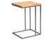 Beistelltisch >Rita I< in Wildeiche aus Metall - 38x62x43cm (BxHxT)