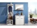 Wandspiegel >Peoria I< in Beton LA - 90,2x61,5x18,5cm (BxHxT)