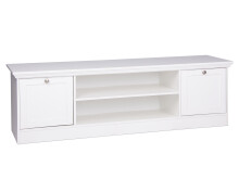 TV-Board >Landsted< in Weiß - 160x48x45cm (BxHxT)