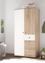 Kleiderschrank >Floris< in Sonoma-Eiche -...