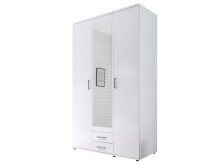 Kleiderschrank >Kitty I< in Weiß -...