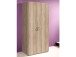 Kleiderschrank >Hamina< in Sonoma-Eiche - 80x177x52cm (BxHxT)