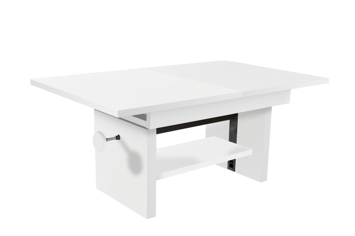 Couchtisch >Bruni< in Weiß - 150x48x65cm (BxHxT)
