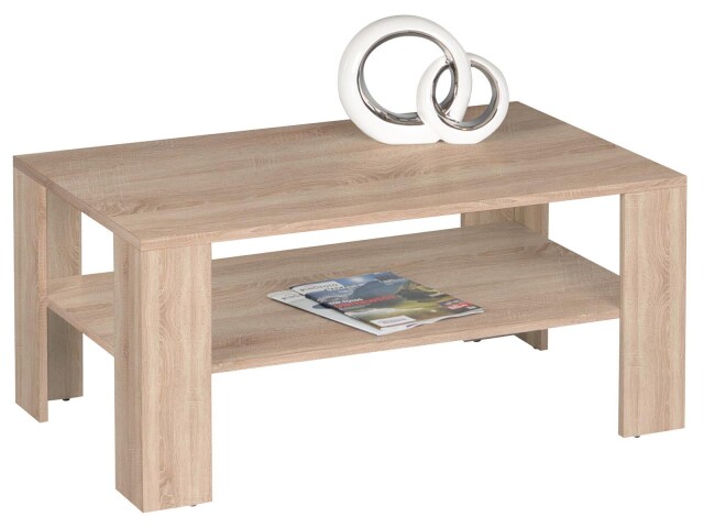 Couchtisch >Randy II< in Sonoma-Eiche - 100x44x60cm (BxHxT)