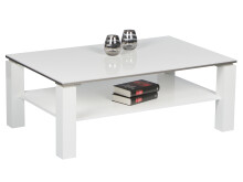 Couchtisch >Torrance< in Weiß - 110x41x70cm...