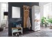 Sitzbank >Clayborn< in Weiß - 63x42x40cm (BxHxT)