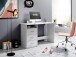 Schreibtisch >Mack< (B/H/T 123 x 76 x 50 cm) in Weiß - 123x76x50cm (BxHxT)