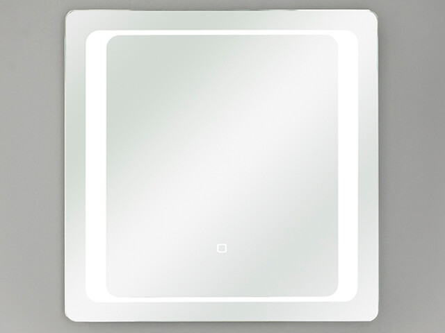LED-Lichtspiegel >Austin I< aus Spiegelglas - 70x70x3cm (BxHxT)