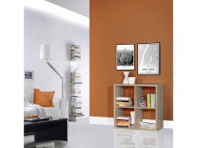 Regal >Wellington< in Sonoma-Eiche - 72.7x72.8x32.9cm (BxHxT)