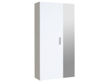Schuhschrank >Yonkers< in Weiß - 99,9x190,5x36,3cm (BxHxT)