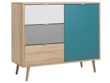 Kommode >Visby< in Sonoma-Eiche - 103x87x40cm (BxHxT)