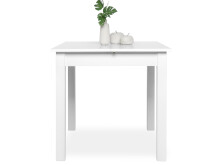 Esstisch >Crawley< in Weiß - 120x76,5x80cm (BxHxT)