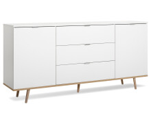 Sideboard >Dalarna< in Weiß aus Metall -...
