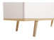 Highboard >Dalarna< in Weiß aus Metall - 100x140x40cm (BxHxT)