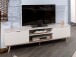 TV-Board >Dalarna< in Weiß aus Metall - 160x50x40cm (BxHxT)