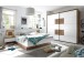 Bett >Constantin< in Wildeiche / Weiß - 305x26x33cm (BxHxT)
