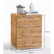 Nachtkommode >Nelli< in Wildeiche - 46x61x42cm (BxHxT)