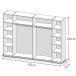 Kleiderschrank >Ketty< in San Remo Eiche - 315x225x61cm (BxHxT)