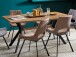 Esstisch >Shayna< in Schwarz/matt aus MDF - 160x76x90cm (BxHxT)