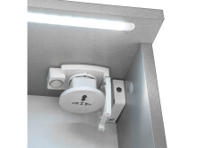Spiegelschrank >Kirkja< in Titan - 100x68x22,5cm (BxHxT)