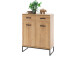 Schuhschrank >Torrent< in Grandson Oak Nachbildung - 81x104x38cm (BxHxT)