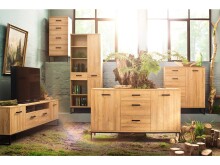 Kommode >Torrent< in Grandson Oak Nachbildung - 101x116x44cm (BxHxT)