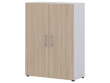 Büro-Set >Hamburg II< in Sonoma-Eiche aus Metall