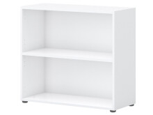 Büro-Set >Hamburg III< in Weiß aus Metall - 212,5cm (H)
